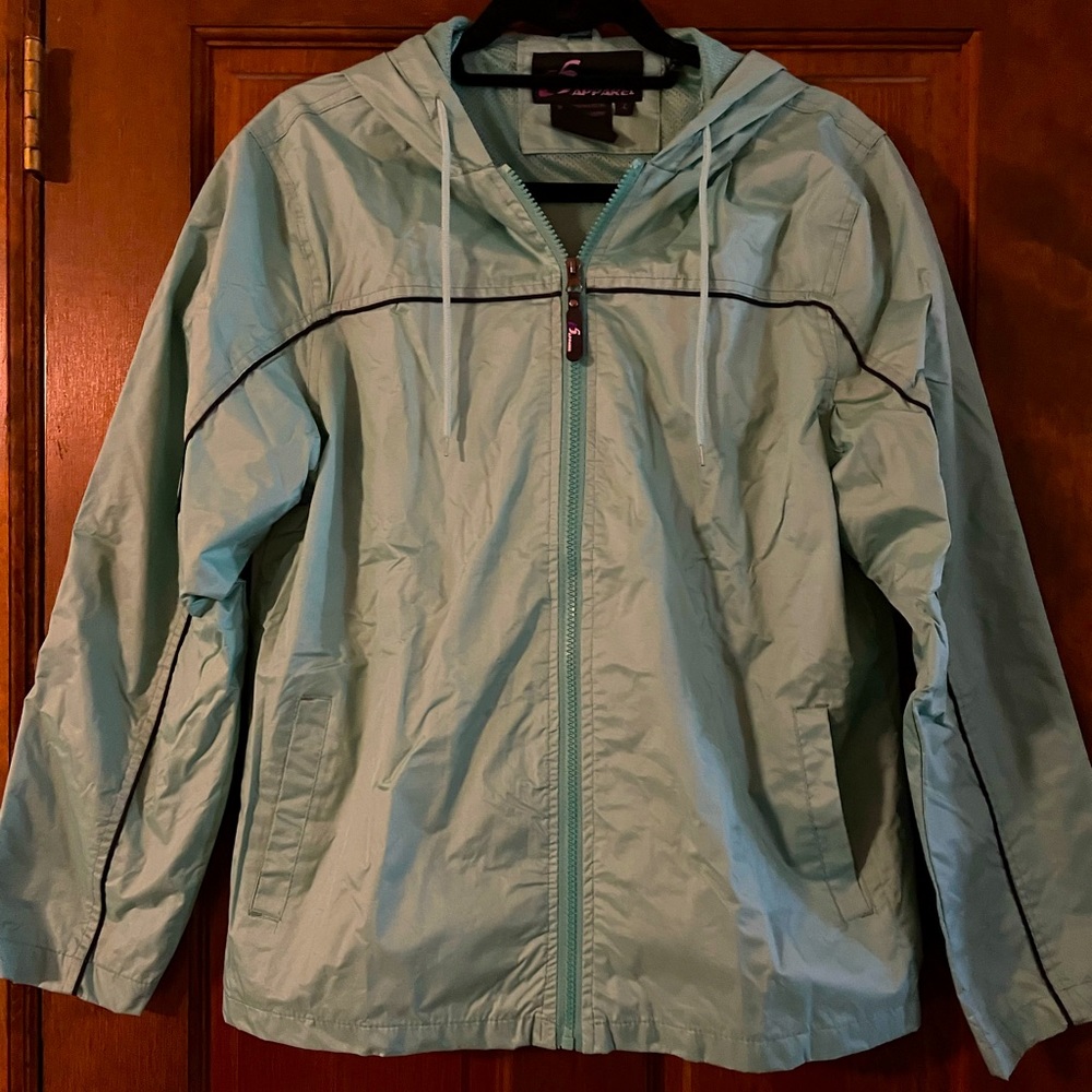 i5 Apparel Teal Spring Rain Coat